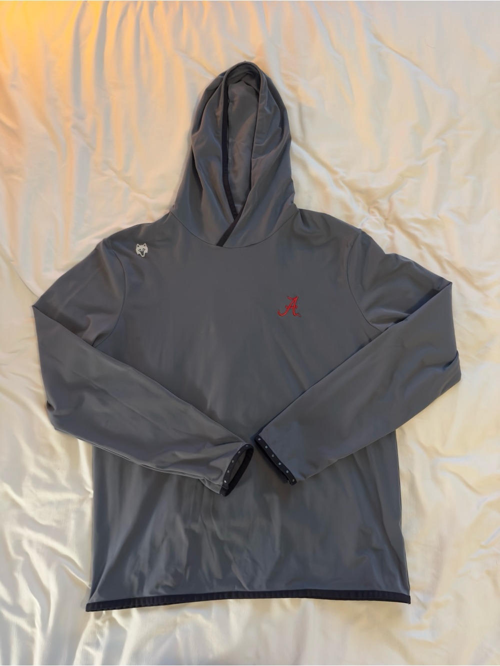 Greyson Alabama Colorado Hoodie. Size Medium. Gray. Like New. Performance Hoodie